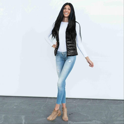 Quilted Padded Vest - Katherine Jean
