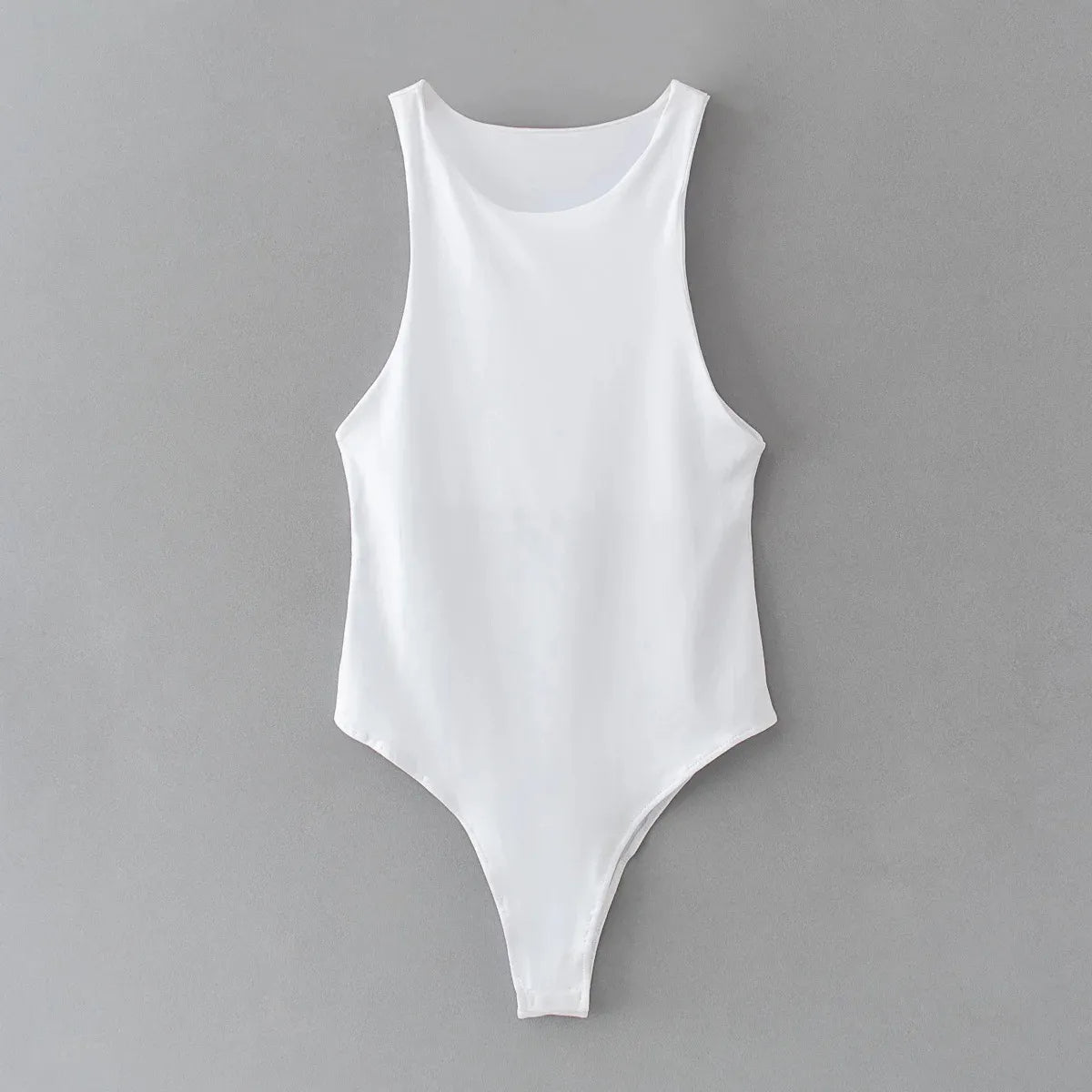 White Seamless Bodysuit - Katherine Jean