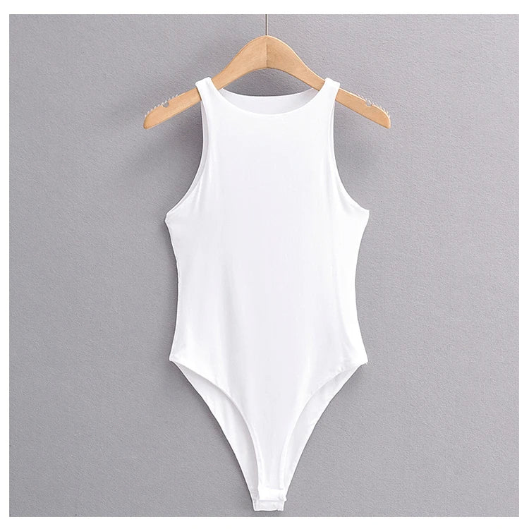White Seamless Bodysuit - Katherine Jean