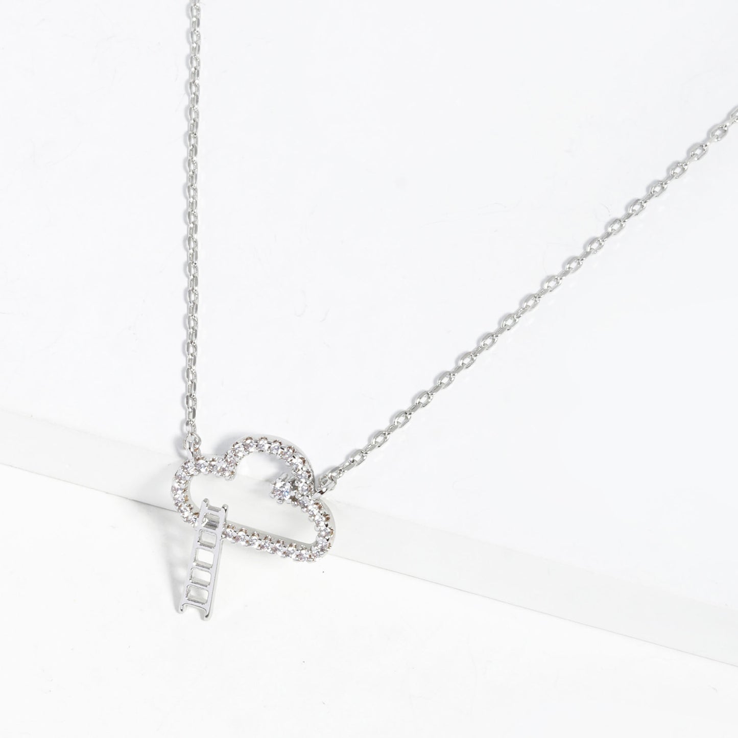 Gold Dipped Cloud Pendant Necklace - Katherine Jean