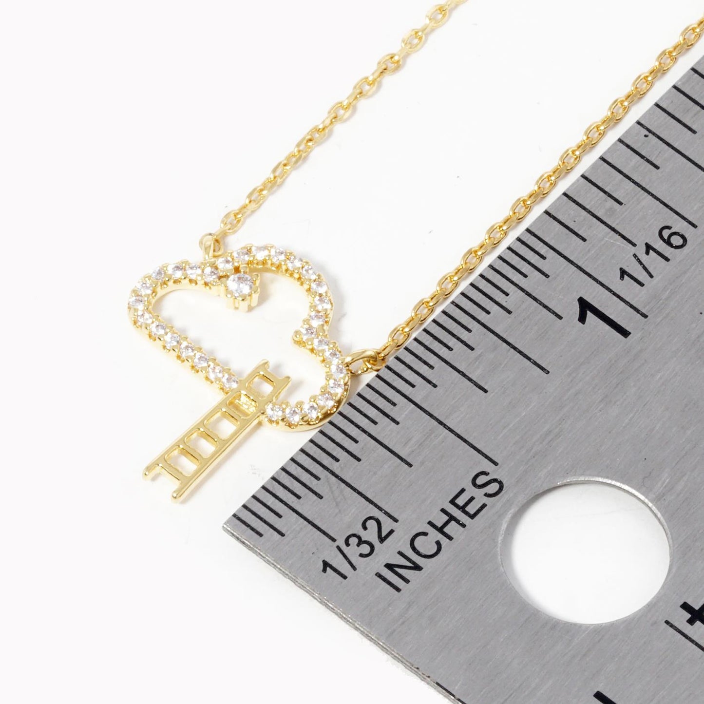 Gold Dipped Cloud Pendant Necklace - Katherine Jean