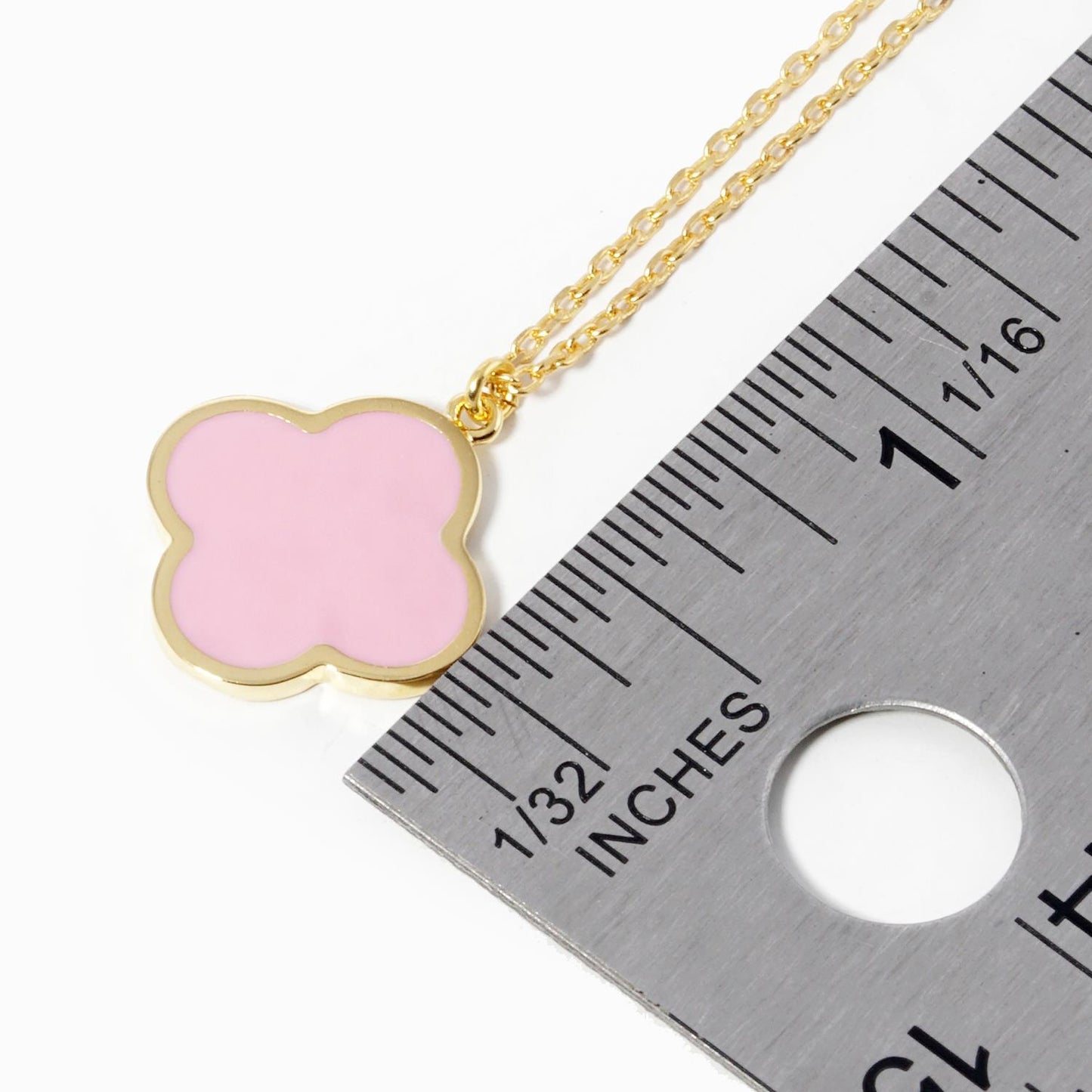Gold Dipped Flower Pendant Necklace - Katherine Jean