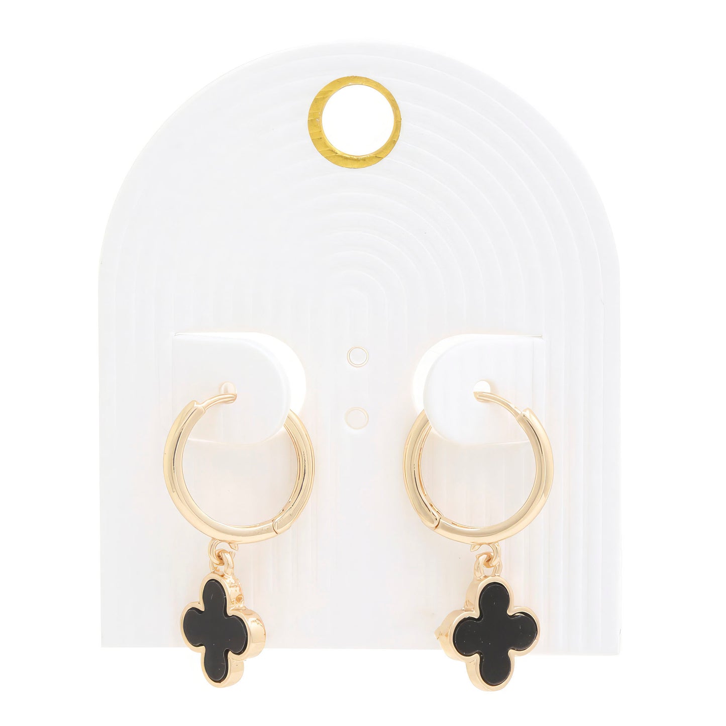 Moroccan Shape Hoop Earring - Katherine Jean