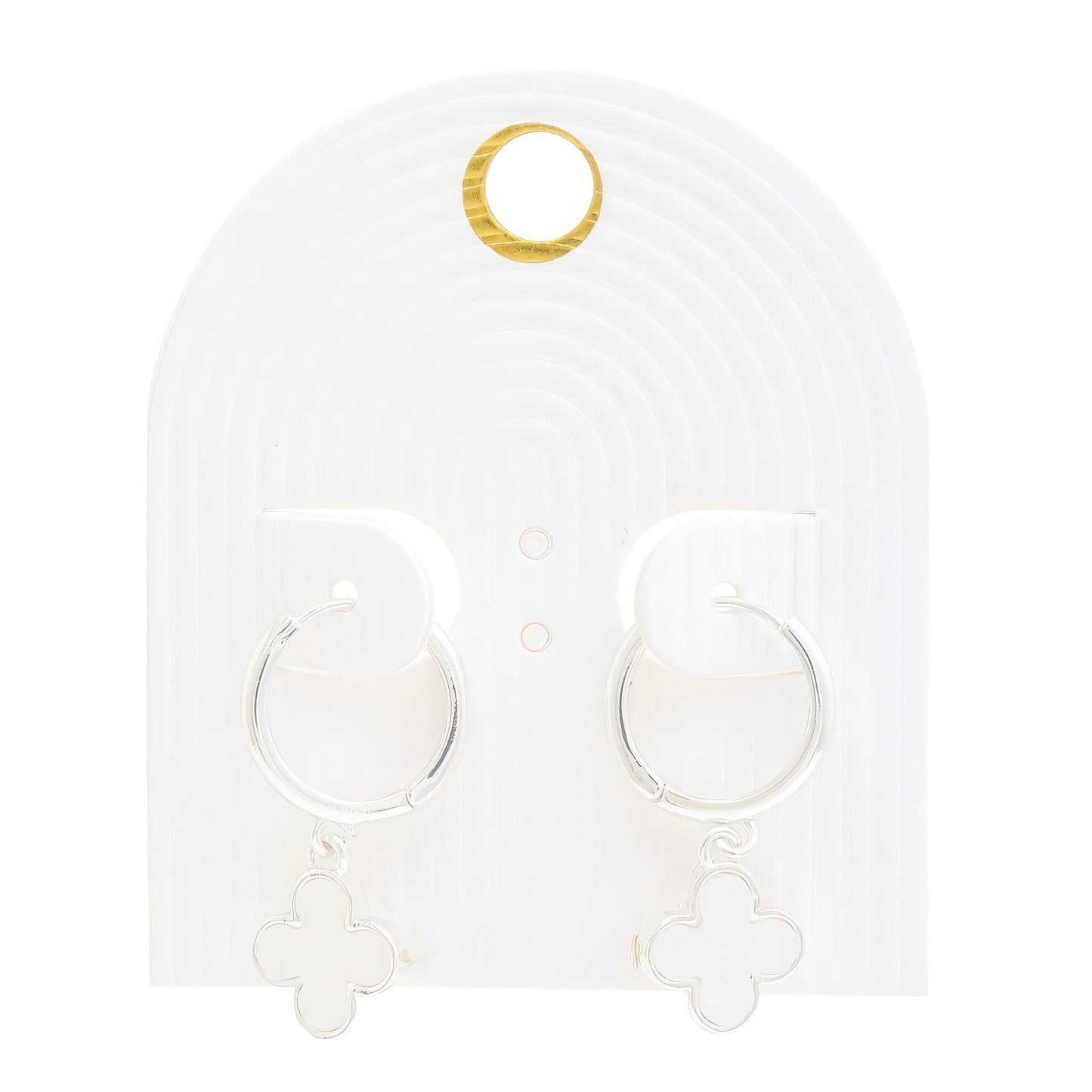 Moroccan Shape Hoop Earring - Katherine Jean