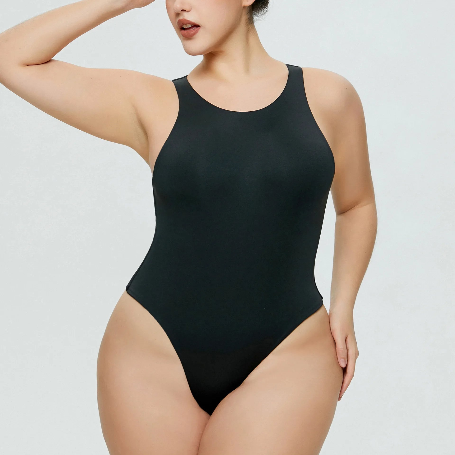 Black Seamless Bodysuit – Katherine Jean