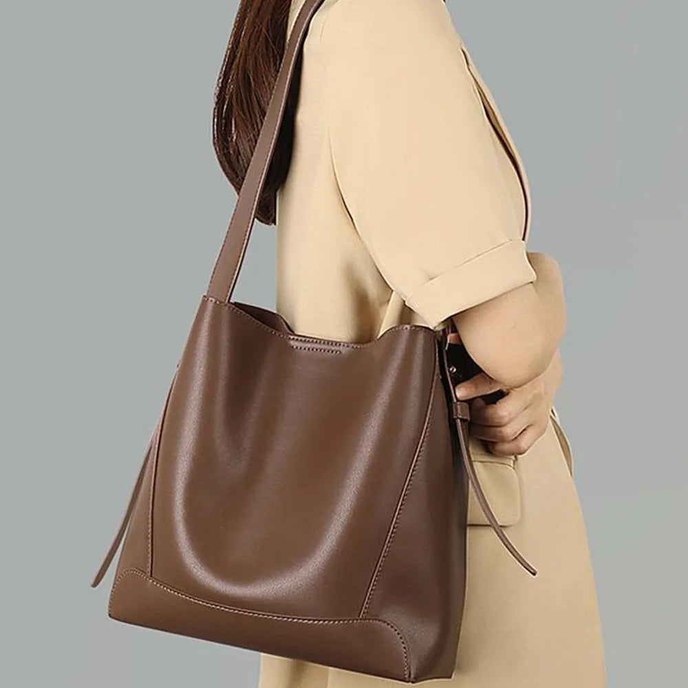 Faux deals leather shopper