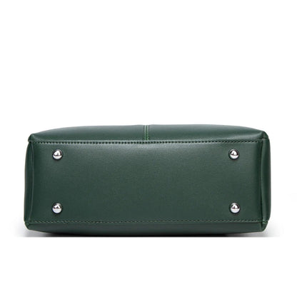 Green Vintage Style Faux Leather Crossbody Bag - Katherine Jean