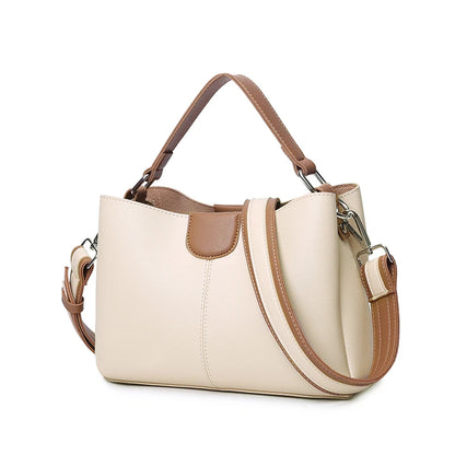 Ivory Vintage Style Faux Leather Crossbody Bag - Katherine Jean