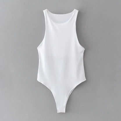 White Seamless Bodysuit - Katherine Jean