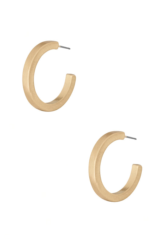 Metal Hoop Earring - Katherine Jean