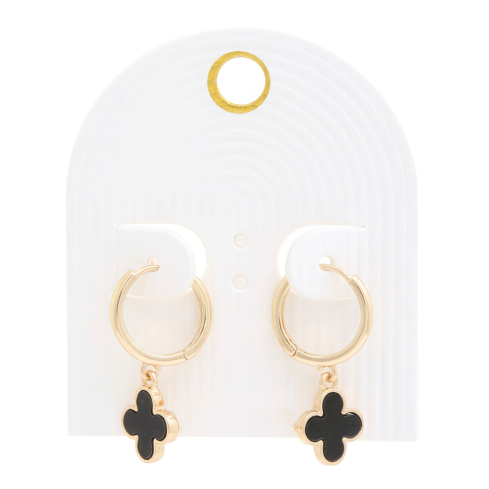 Moroccan Shape Hoop Earring - Katherine Jean