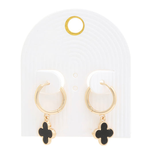 Moroccan Shape Hoop Earring - Katherine Jean