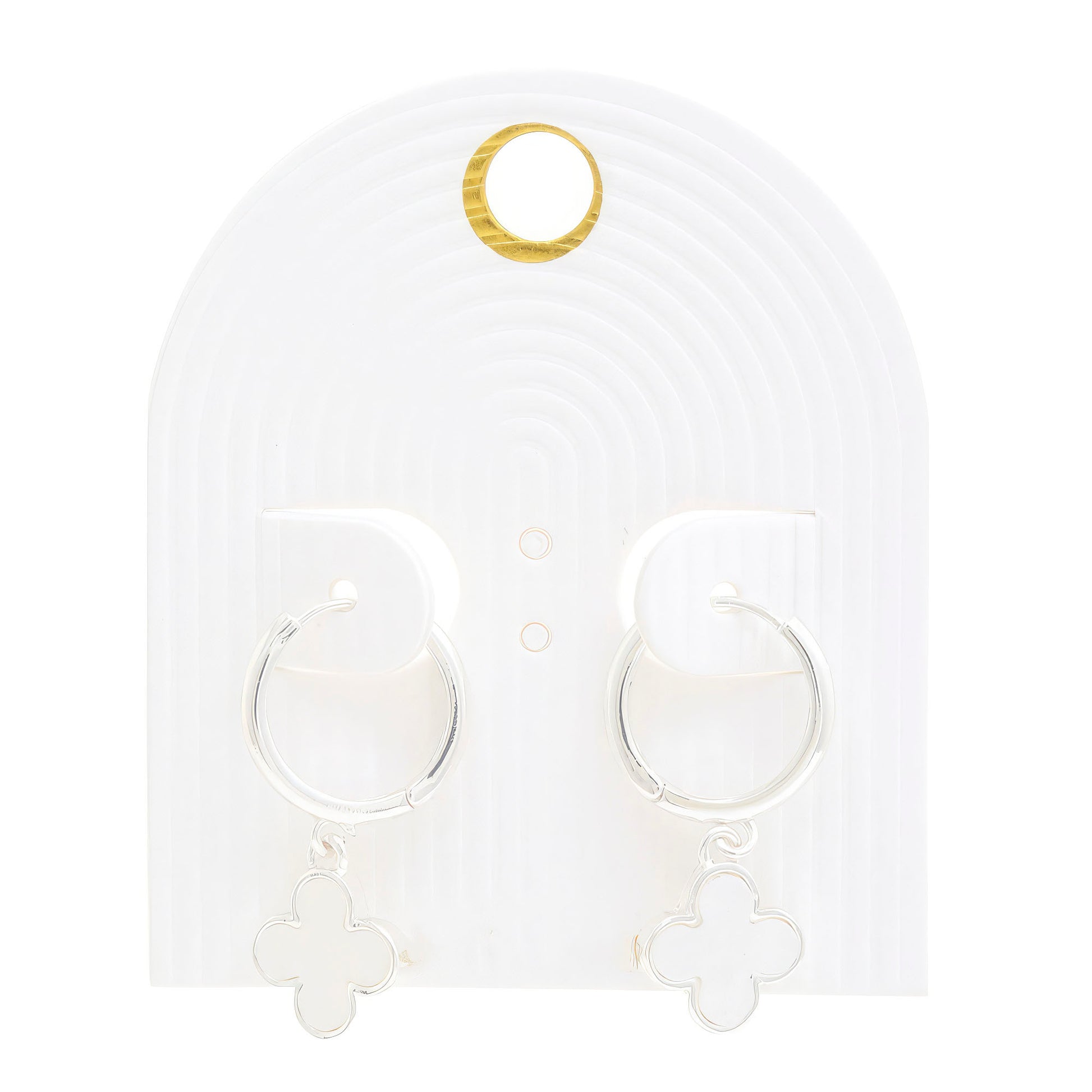 Moroccan Shape Hoop Earring - Katherine Jean