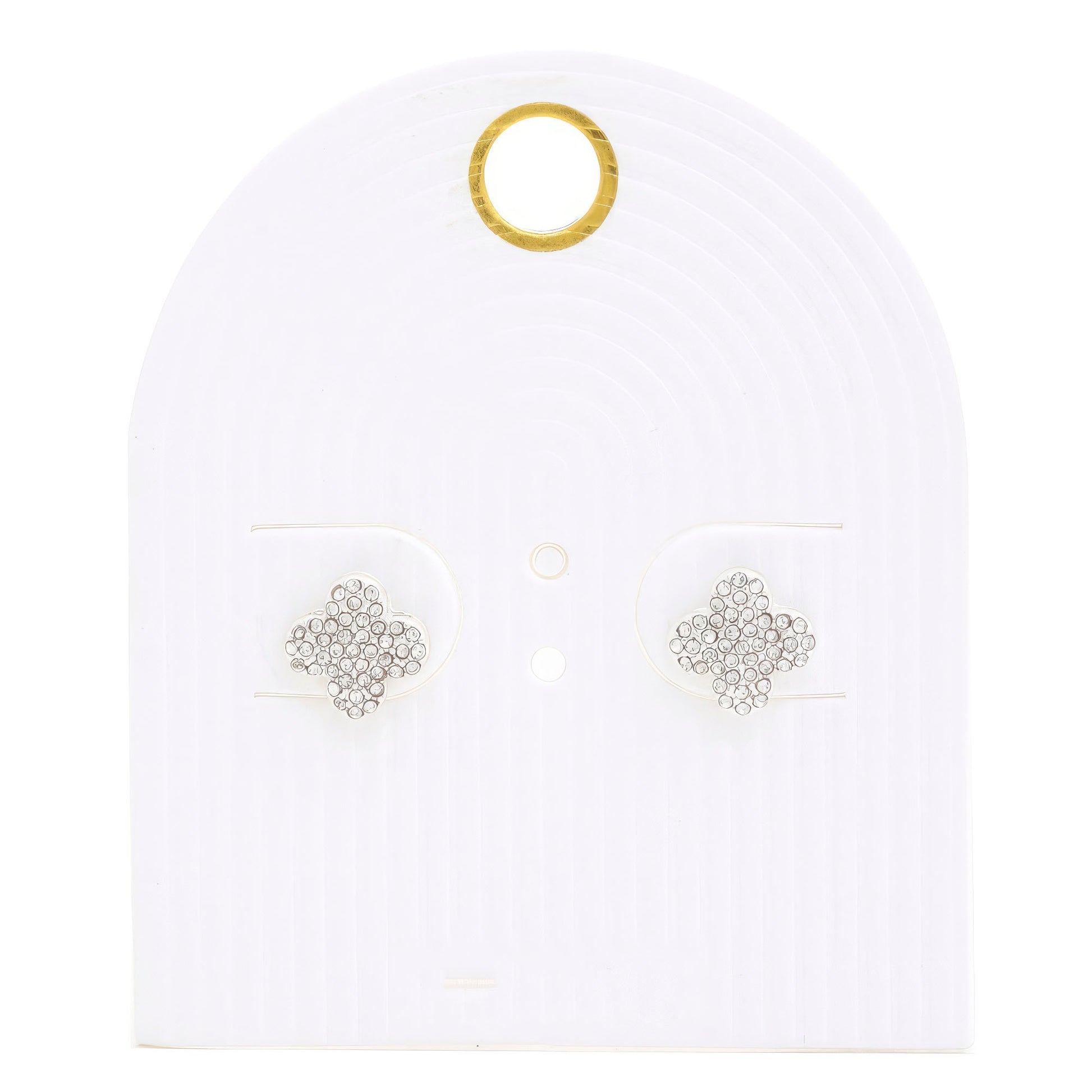 Dainty Moroccan Shape Post Earring - Katherine Jean